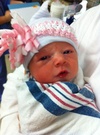 Mallarie Elizabeth my second granddaughter right after she was born