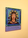 one of my paintings at a show