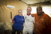 Joel with Shannon Edwards of WD-40 Company and Chris Grundy, Host of DIY Network's 'Cool Tools'