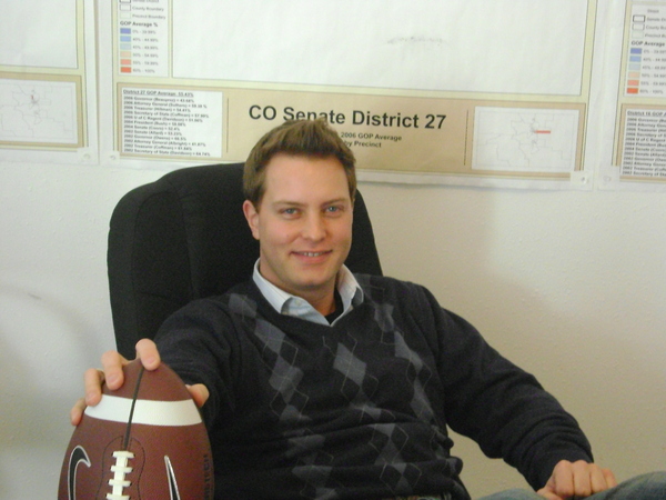 Dustin Olson in OSA War Room