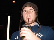 Halloween 2008: Me as the Keg Delivery Guy.