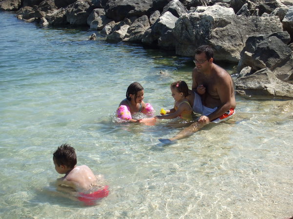 the beach