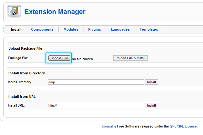 Install New Extension